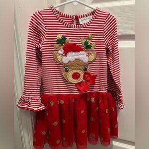 Emily Rose Red and White Striped Dress